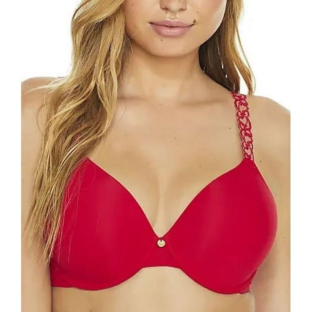 NATORI Chili/Glow Pure Luxe Contour Underwire Bra,